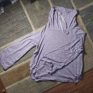 Gilligan & O'Malley Lavender Sweatshirt High Neck